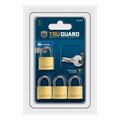 Wordlock TG 4PK 34 BRS Padlock 1920QTG